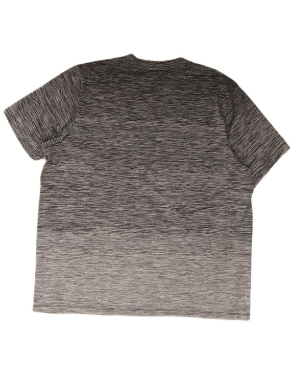 Adidas T-Shirt Homme Gris Moyen Moucheté