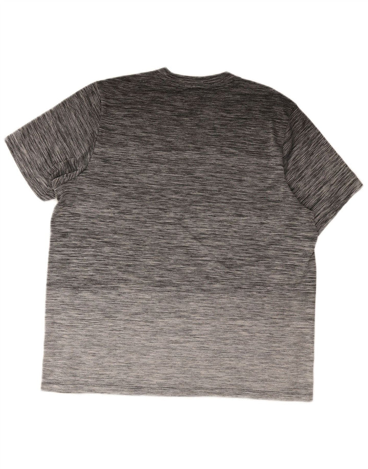 Adidas T-Shirt Homme Gris Moyen Moucheté