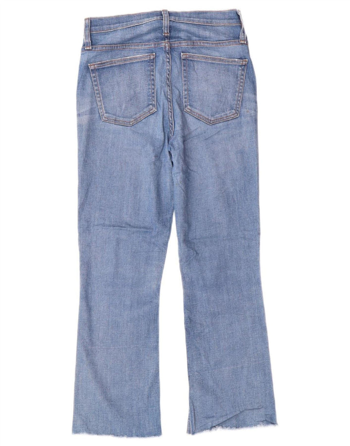 J. CREW Jean court Billie Demi Bootcut pour femme W27 L25 en coton bleu