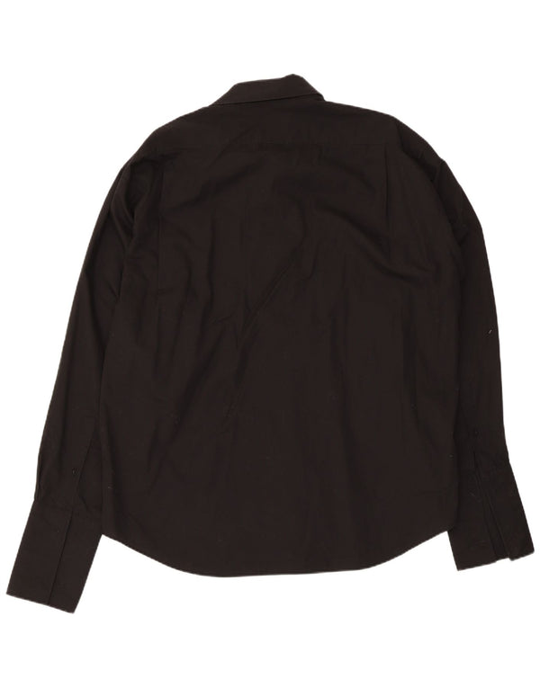 Yves Saint Laurent Chemise formelle homme Taille 43 17 XL Coton noir