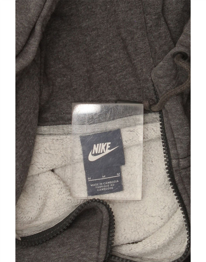 NIKE Pull à capuche zippé pour homme Gris moyen