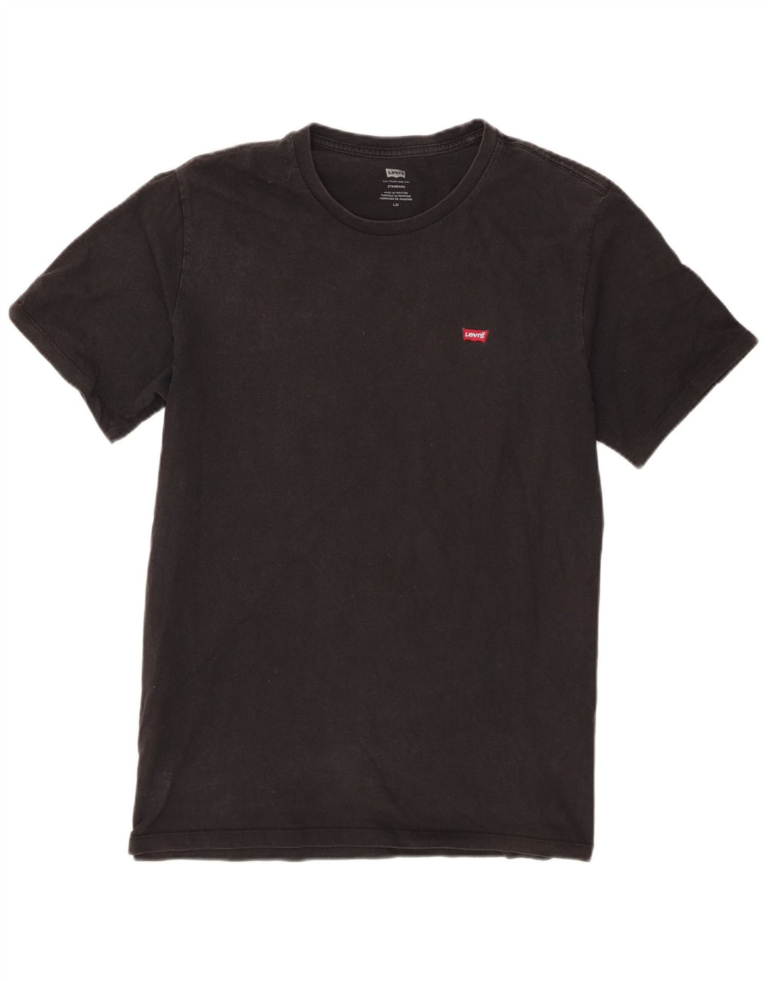 Levi's T-Shirt Standard Homme Noir Large Coton