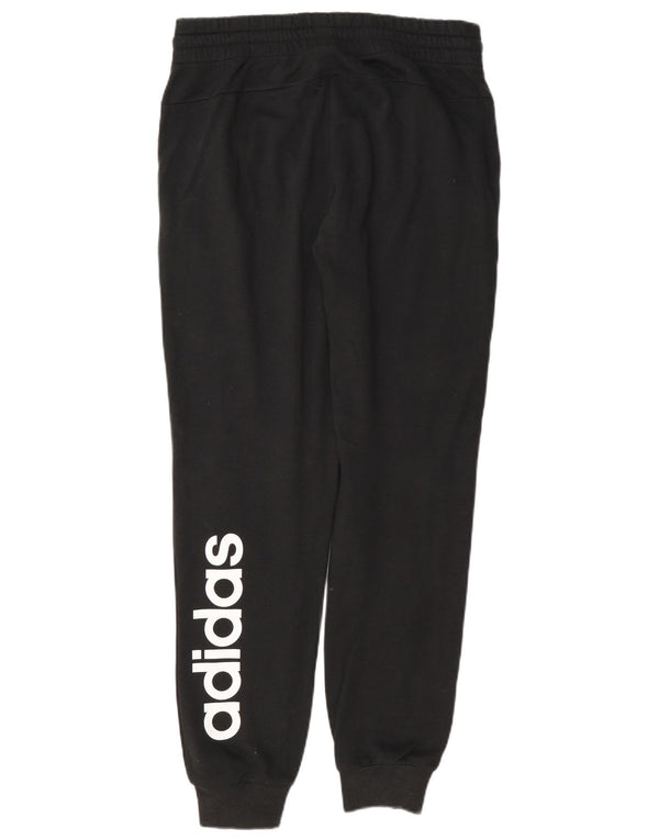 Adidas Pantalon de survêtement graphique pour femme Joggers UK 8/10 Petit coton noir