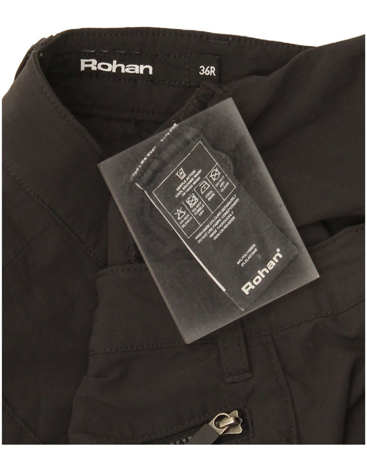 Rohan Femme Pantalon Cargo Droit W36 L31 Gris Polyamide
