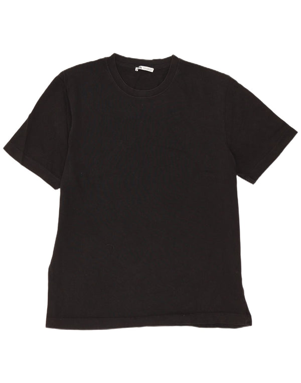 ZARA Homme T-Shirt Top XL Noir Coton