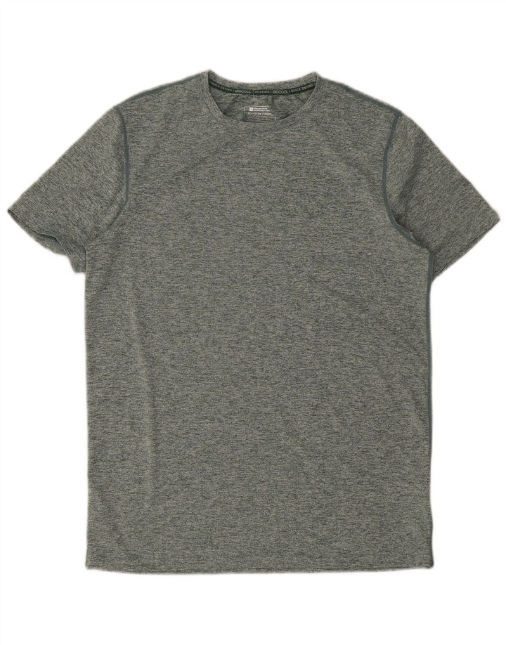 MOUNTAIN WAREHOUSE T-Shirt Homme Petit Vert Moucheté Polyester
