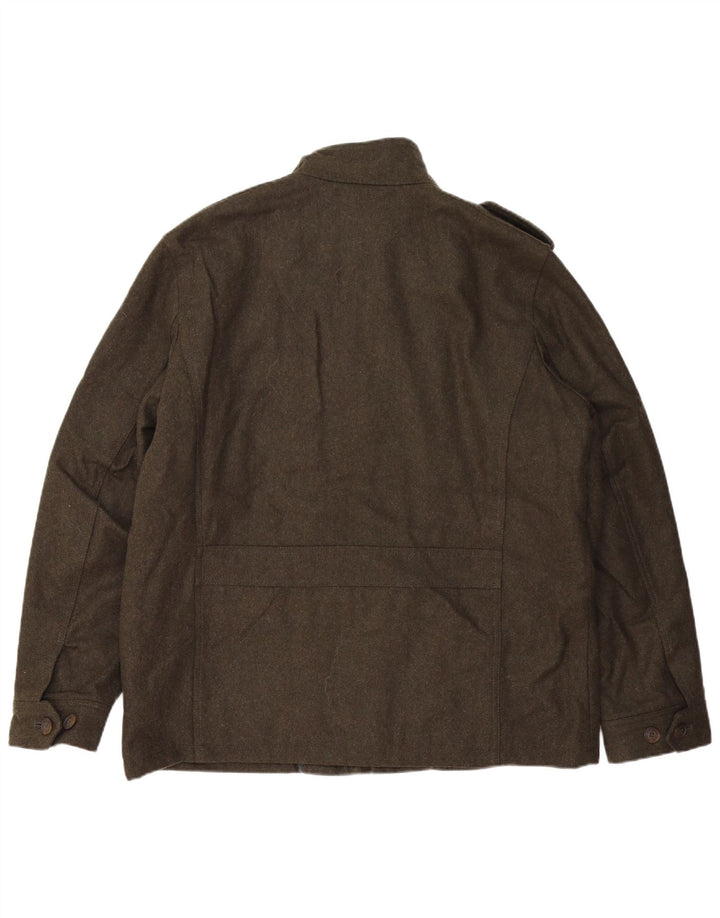 Dockers Veste utilitaire militaire pour homme UK 42 XL Kaki Laine