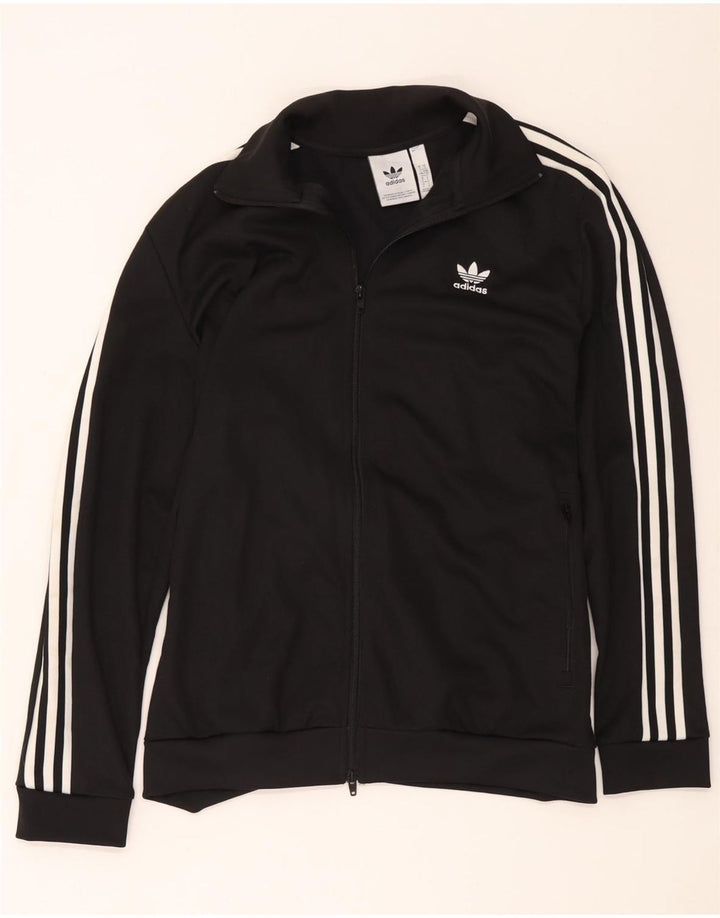 Adidas Veste de survêtement pour femme UK 16 Large Noir Polyester