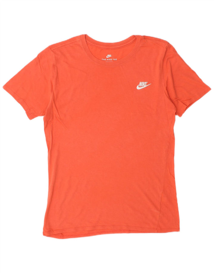 Nike T-shirt coupe athlétique pour homme, petit, orange