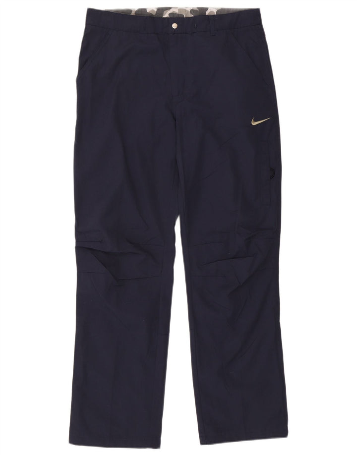 Nike Pantalon chino droit pour homme Medium W30 L29 Bleu marine Polyester