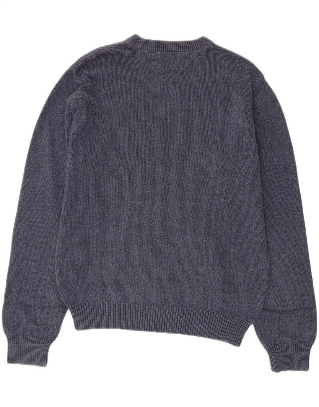TOMMY HILFIGER Pull Col Ras du Cou Homme Bleu Marine Moyen Coton