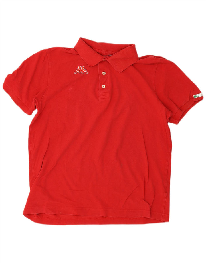 Kappa Polo Homme Grand Rouge Coton