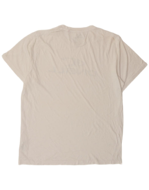 O'Neill Mens Regular Fit Graphic T-Shirt Top XL Blanc Coton