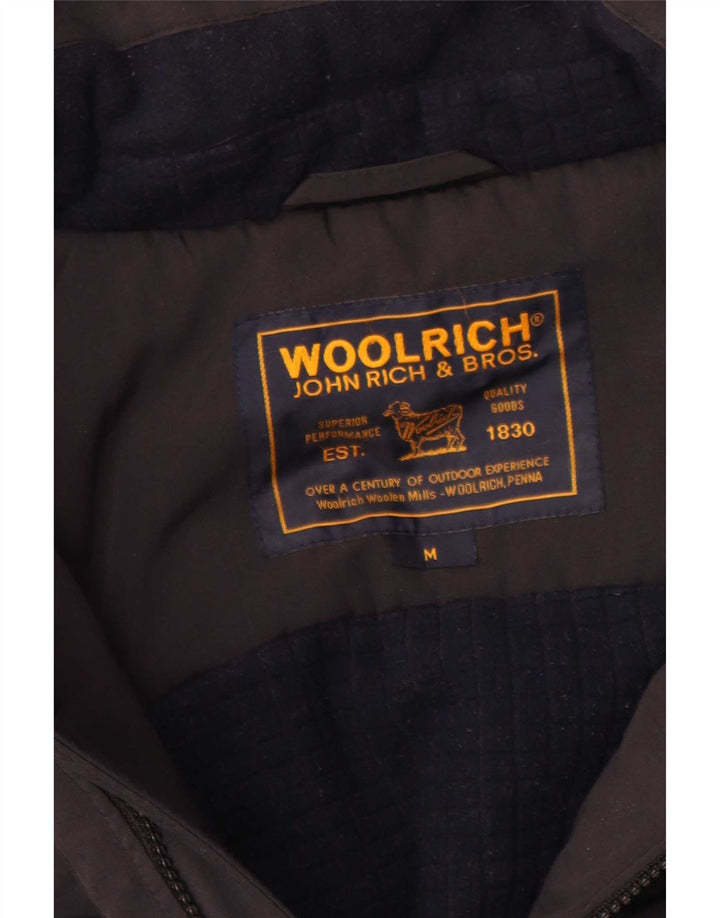 Woolrich Veste matelassée à capuche pour homme UK 38 Medium Noir