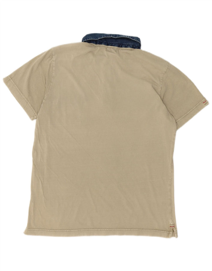 Marlboro Classics Polo Graphique Homme Large Vert Colorblock