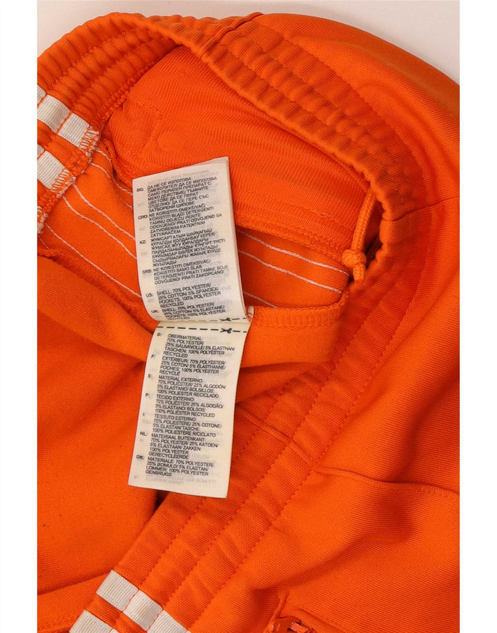 Adidas Pantalon de survêtement pour femme UK 8 Small Orange Polyester