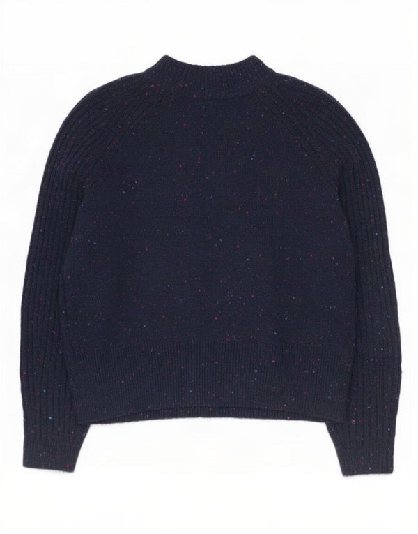 Marks & Spencer Pull col bateau pour femme UK 10 Small Bleu marine