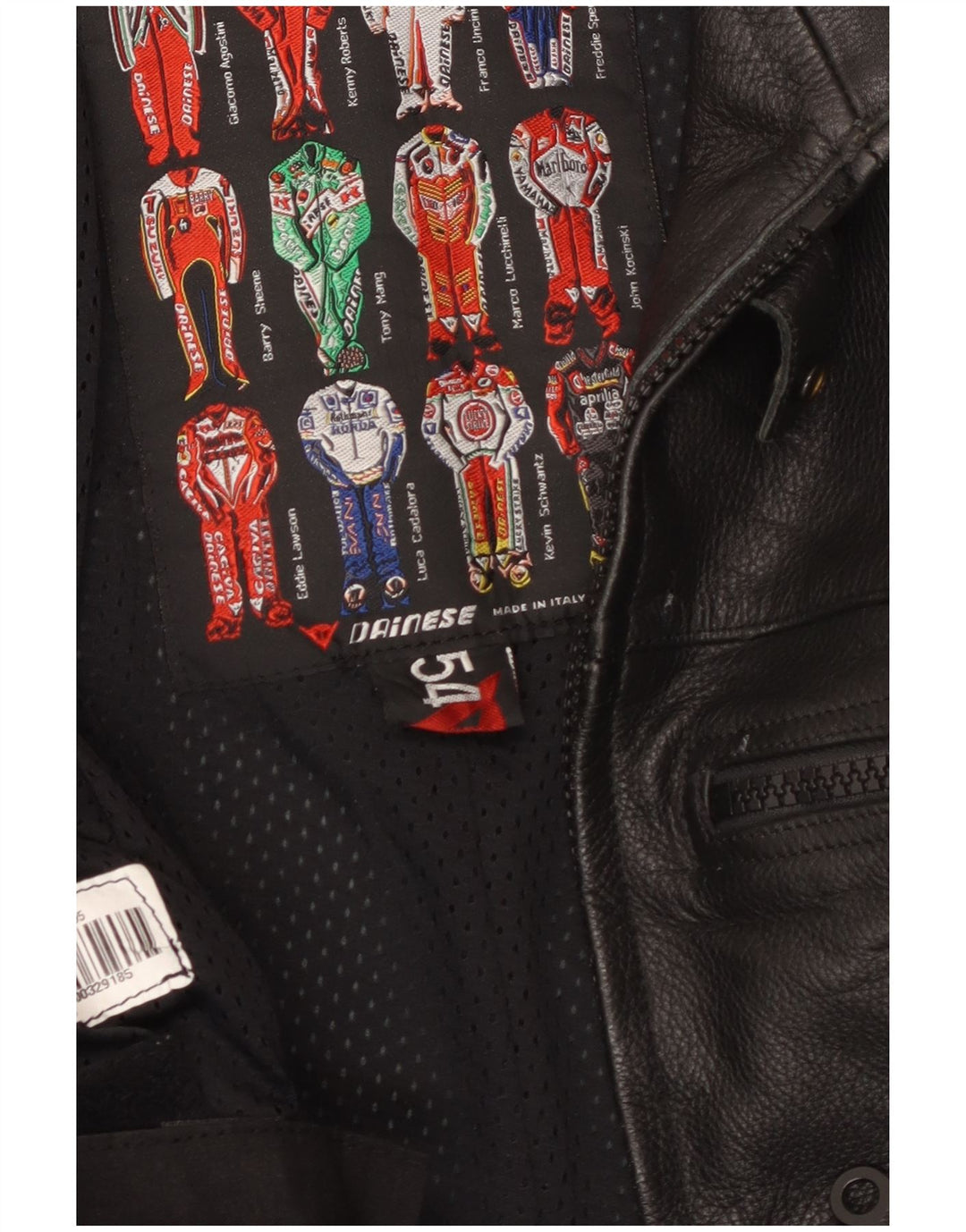 DAINESE Veste en cuir Moto Racer pour femme EU 54 2XL Noir