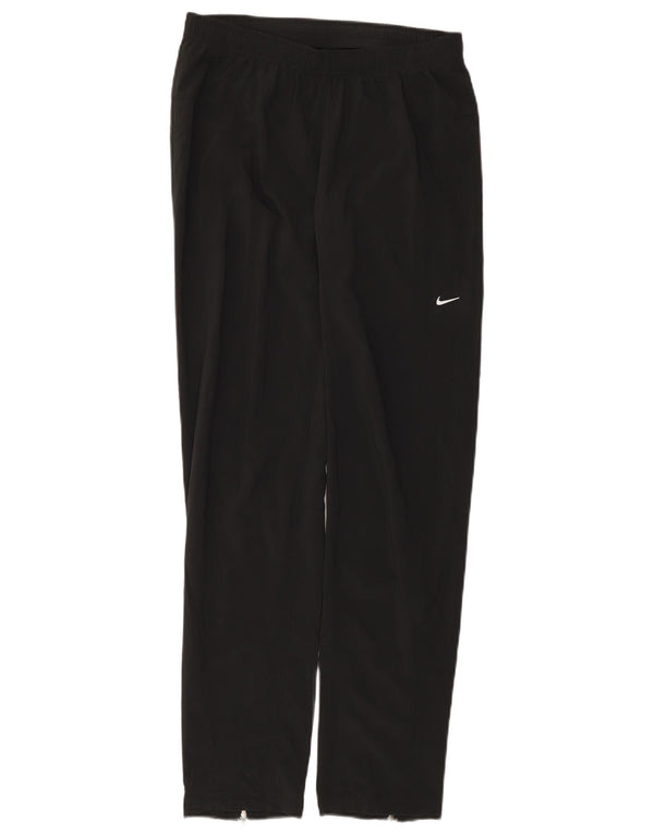 NIKE Pantalon de survêtement Dri Fit pour femme UK 10 Small Noir Polyester