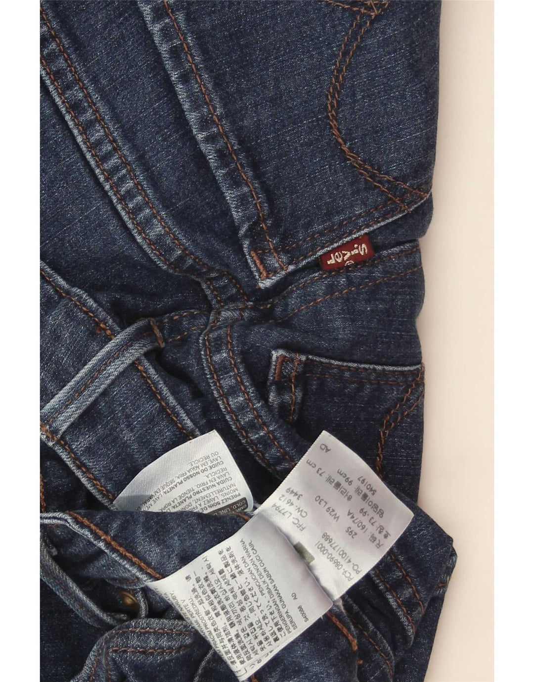 Levi's Jean Slim Femme W29 L30 Bleu Coton