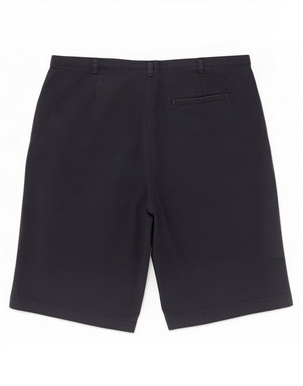 St. Bernard Short Chino Femme UK 16 Large W32 Bleu Marine Coton
