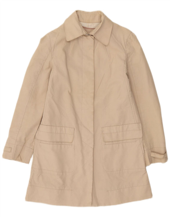 Zara Trench Femme UK 12 Coton Beige Moyen