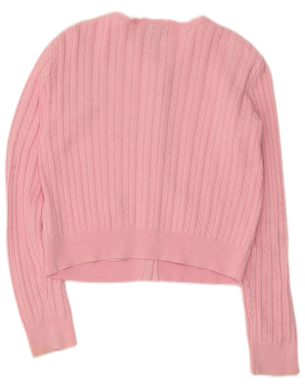 Ralph Lauren Cardigan court pour fille 12-13 ans en coton rose Taille L
