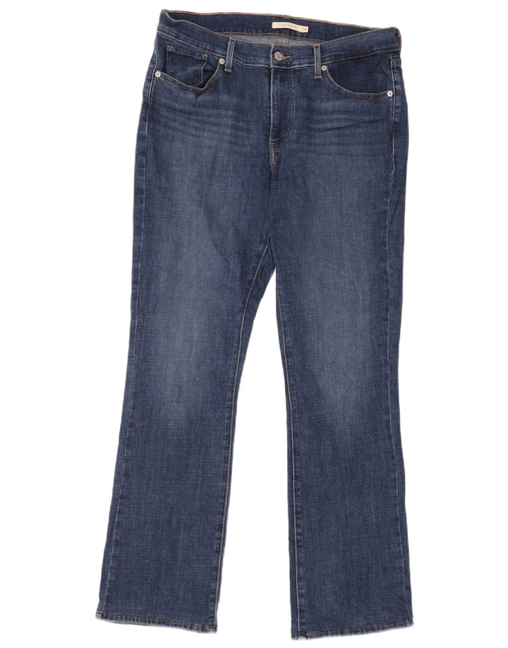 Levi's Womens Classic Fit Bootcut Jeans Taille 14 Grand W32 L34 Coton Bleu