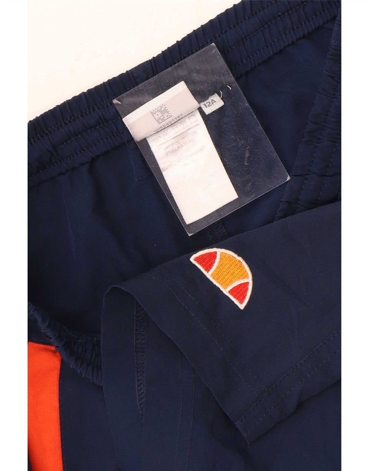 Ellesse Short de sport garçon 11-12 ans Bleu marine Polyester