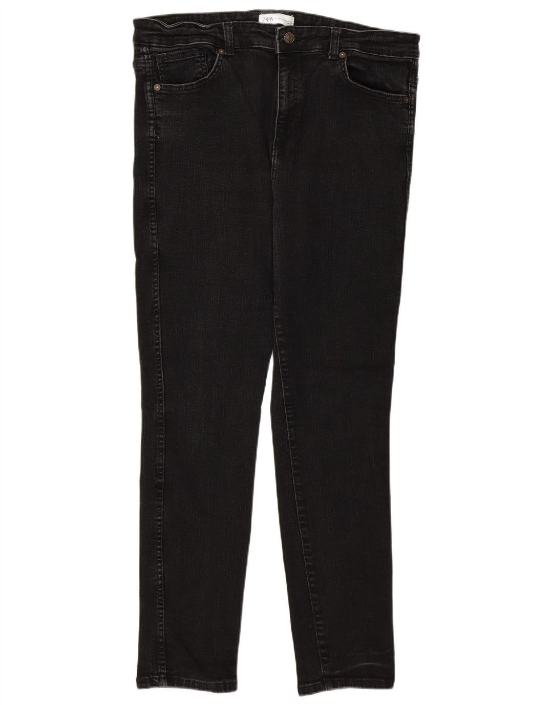 Zara Jean Slim Femme EU 46 2XL W36 L28 Noir