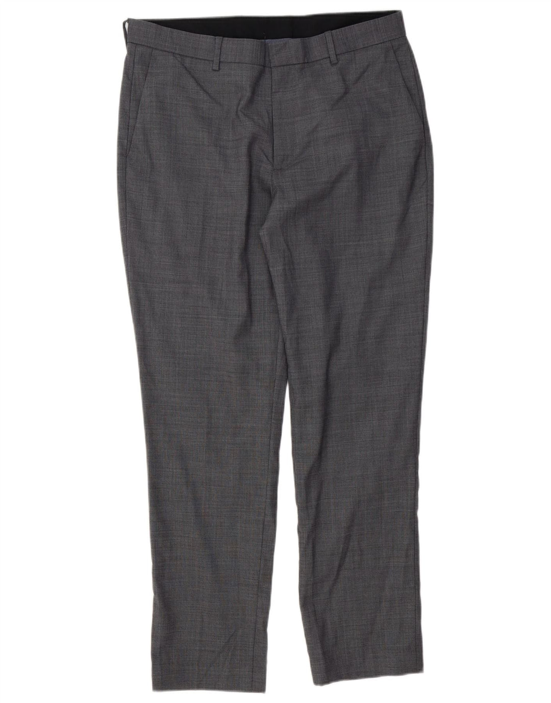 J. CREW Pantalon Chino Slim BOWERY Homme W33 L30 Laine à Fines Rayures Gris