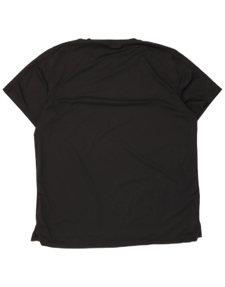Nike Hommes Dri Fit T-Shirt Haut Large Noir Polyester