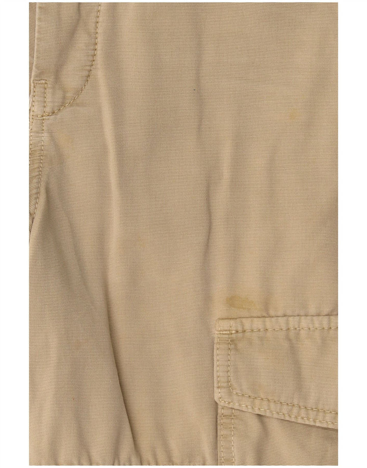 Zara Pantalon Cargo Droit Femme Petit W27 L30 Beige