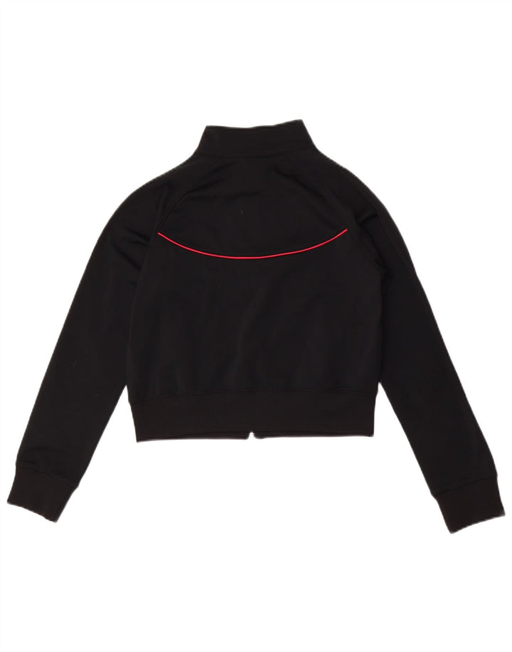 Nike Veste de survêtement courte pour fille 10-11 ans Polyester Noir moyen
