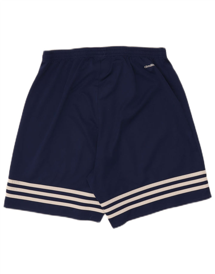 Adidas Short de sport Climalite Homme Bleu Marine Moyen Polyester