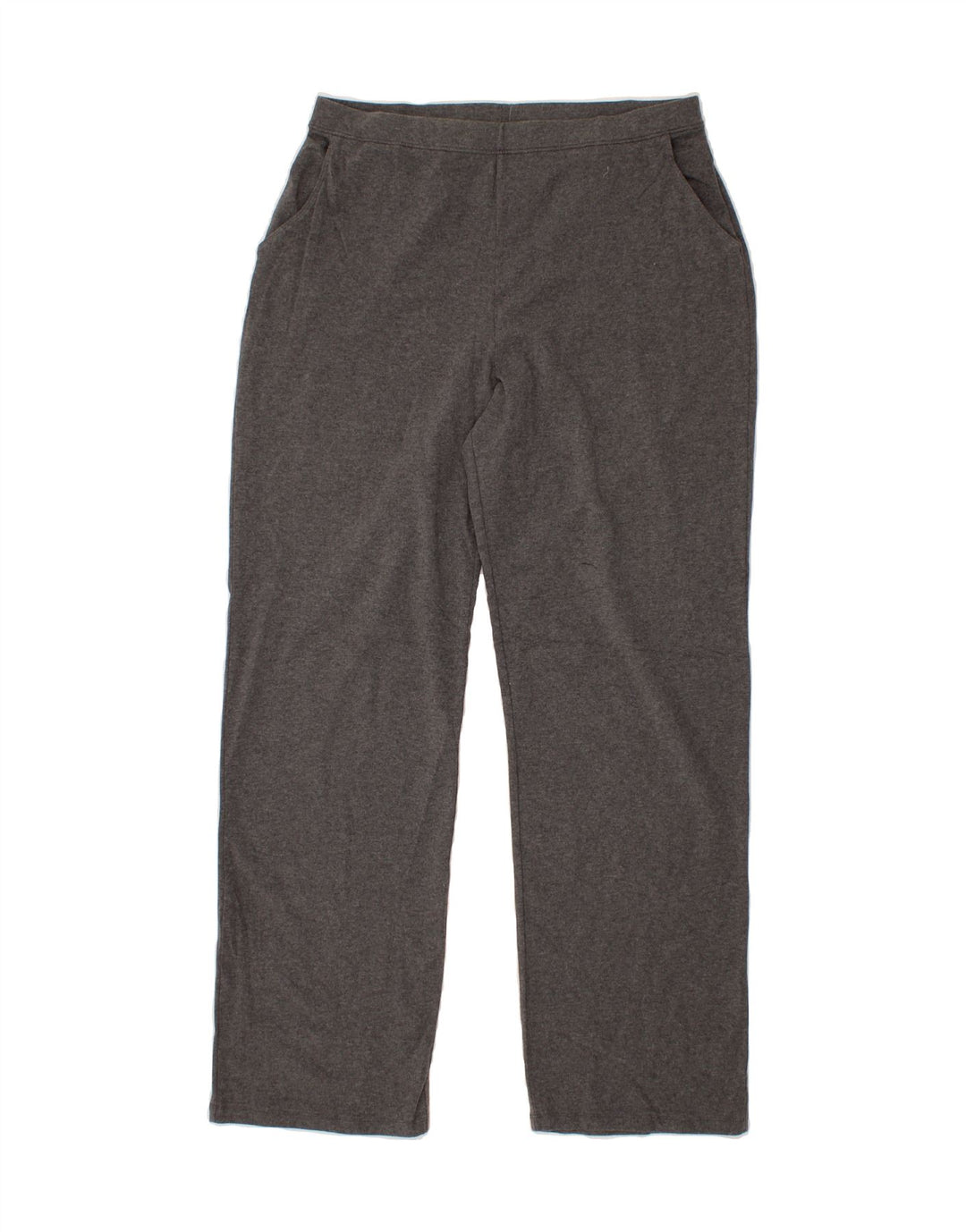L.L.BEAN Womens Tall Tracksuit Trousers UK 14 Medium Grey Cotton Vintage L.L.Bean and Second-Hand L.L.Bean from Messina Hembry 