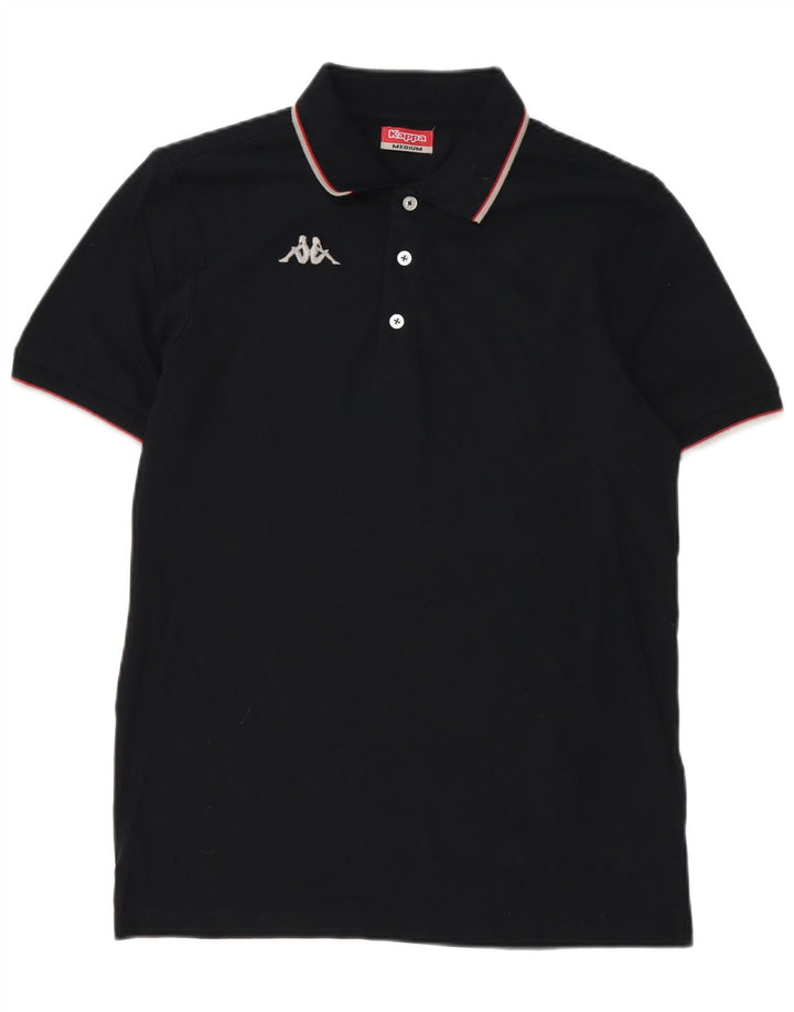 Kappa Polo Homme Noir Moyen Coton