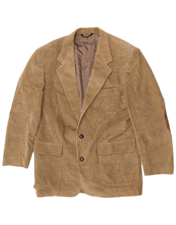 Orvis Veste blazer en velours côtelé à 2 boutons pour homme UK 42 XL Beige