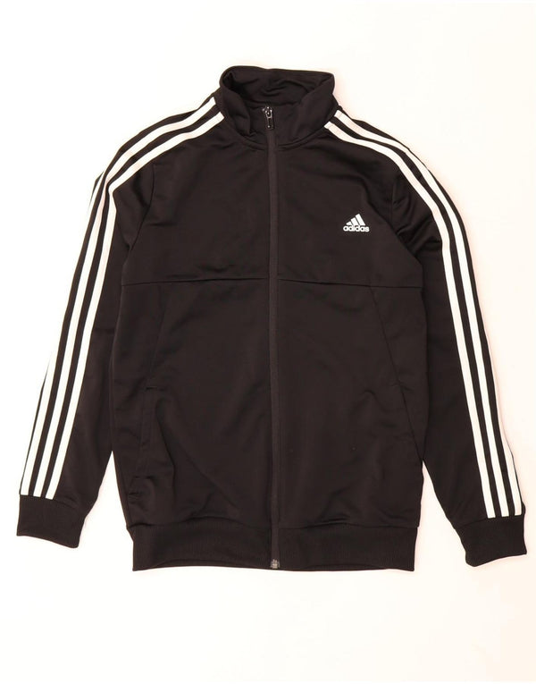 Veste de survêtement Adidas Garçon Climalite 13-14 ans Noir Polyester