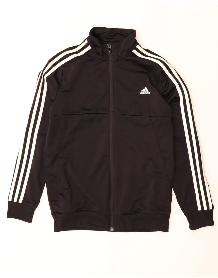 Veste de survêtement Adidas Garçon Climalite 13-14 ans Noir Polyester