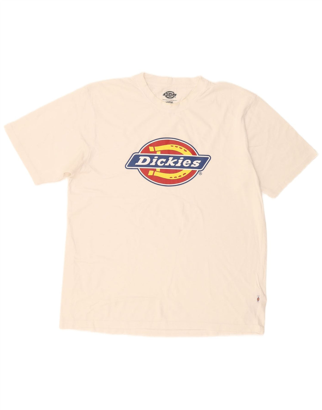 Dickies T-Shirt Graphique Homme Grand Blanc Coton