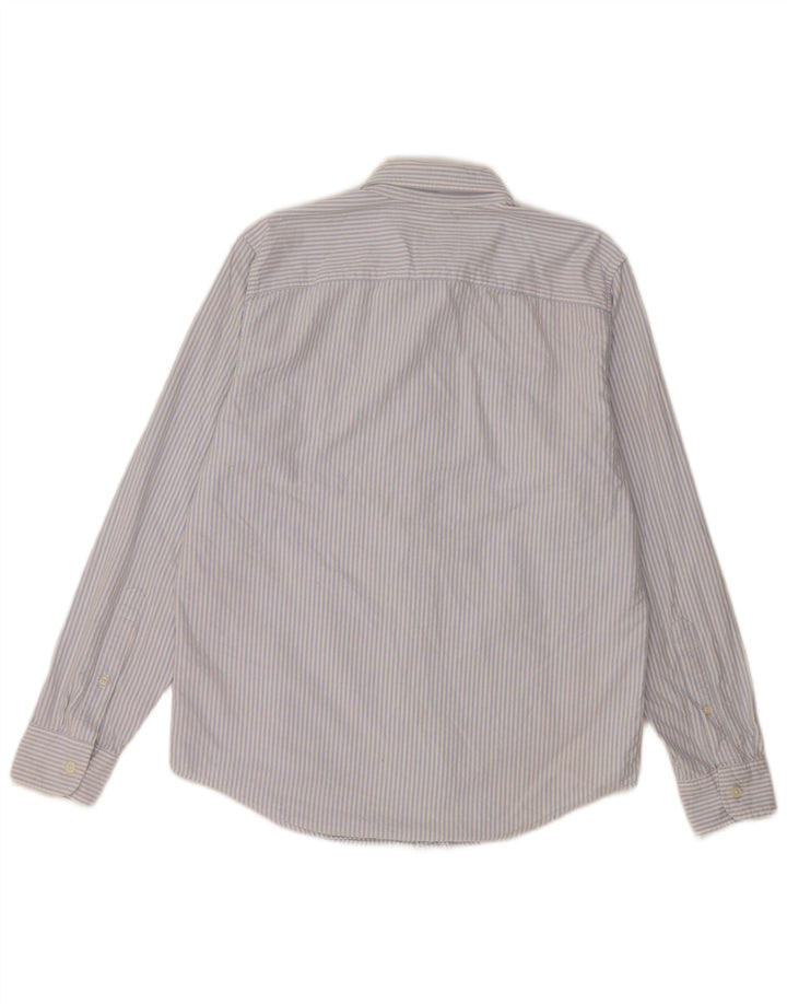 Abercrombie & Fitch Chemise Homme Coton Rayé Bleu Moyen