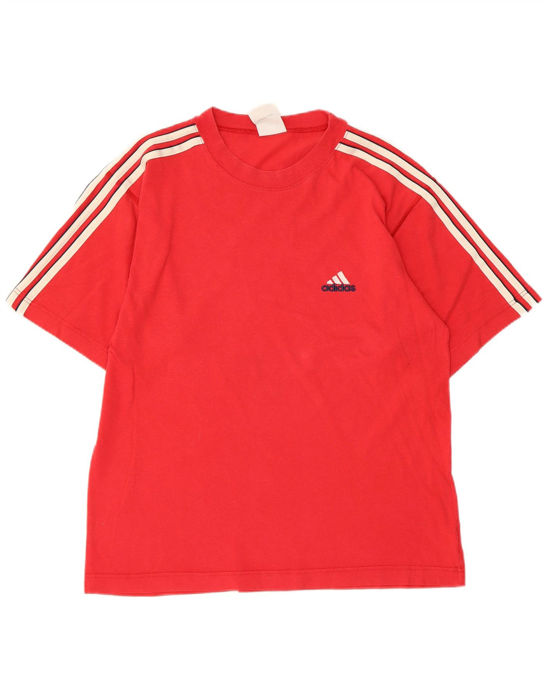 ADIDAS T-Shirt Homme UK 34/36 Petit Rouge Coton