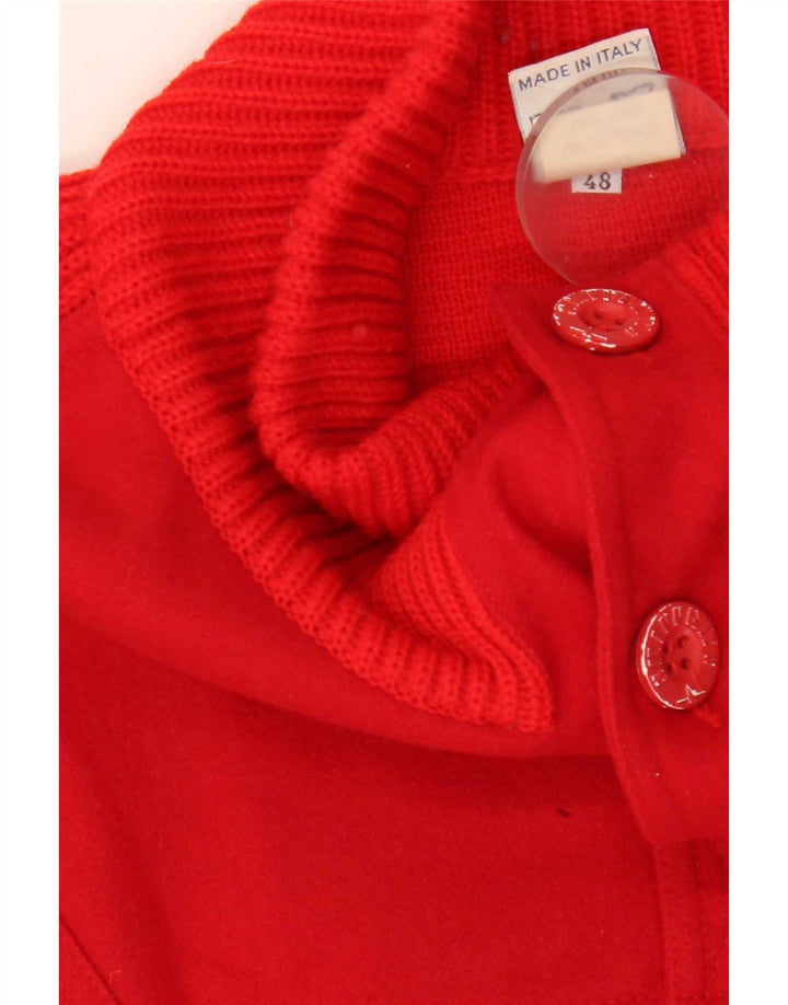 Skipper's Pull col boutonné pour homme IT 48 laine rouge moyen