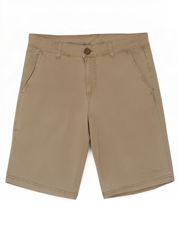 Bear Short Chino Homme IT 46 Small W32 Coton Beige