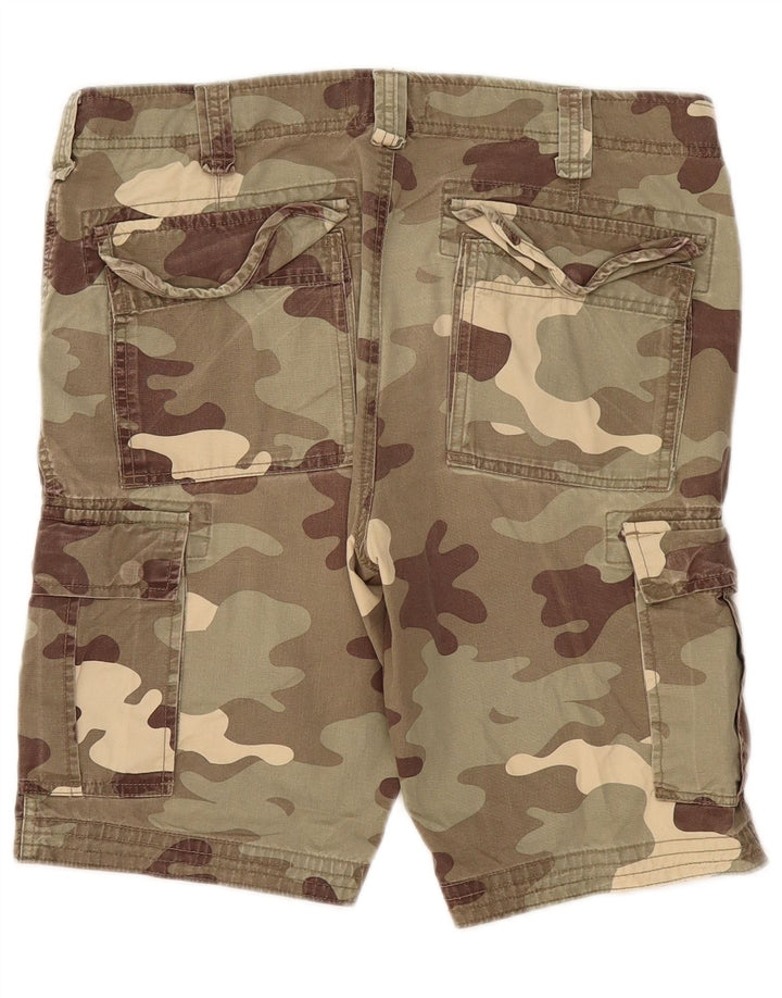 Best Company Short Cargo Femme IT 48 Medium W36 Kaki Camouflage