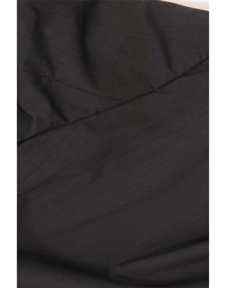 Zara Veste blazer à 2 boutons pour homme EU 52 Large Bleu marine à fines rayures