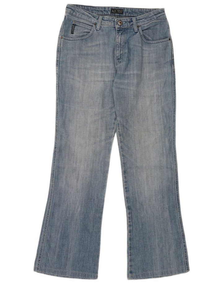 Armani Femme Bootcut Jeans W30 L29 Bleu Coton