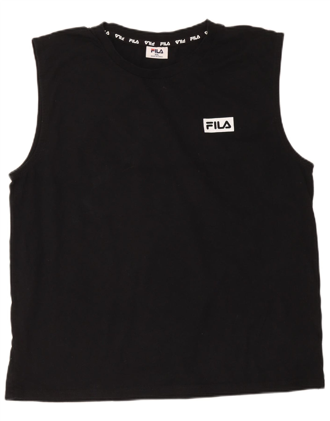 Fila Débardeur Homme 2XL Noir Coton