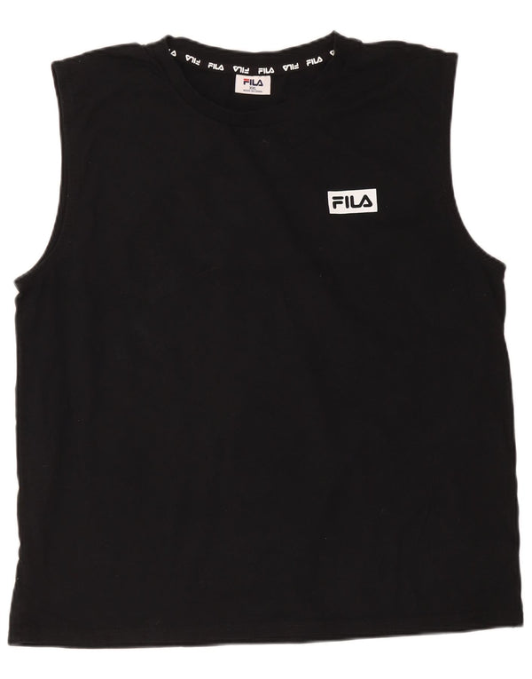 Fila Débardeur Homme 2XL Noir Coton